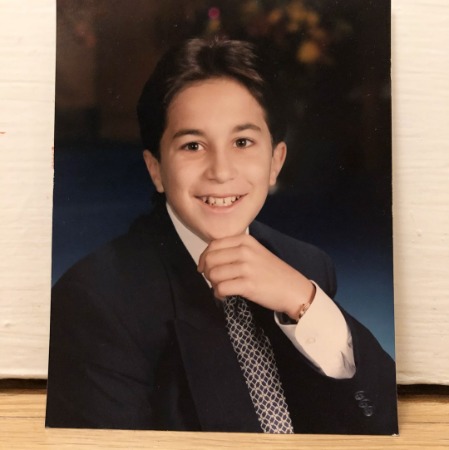 Ariel Schulman's old photo when he was on 7th class.